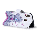 3D Diamond Encrusted Painting Pattern Coloured Drawing Horizontal Flip PU Leather Case with Holder & Card Slots & Wallet For Huawei P30 Lite(Love Bear)