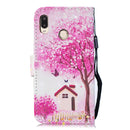 3D Diamond Encrusted Painting Pattern Coloured Drawing Horizontal Flip PU Leather Case with Holder & Card Slots & Wallet For Huawei P30 Lite(Tree House)