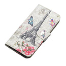 3D Diamond Encrusted Painting Pattern Coloured Drawing Horizontal Flip PU Leather Case with Holder & Card Slots & Wallet For Huawei P30 Lite(Eiffel Tower)
