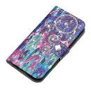 3D Diamond Encrusted Painting Pattern Coloured Drawing Horizontal Flip PU Leather Case with Holder & Card Slots & Wallet For Huawei P30 Lite(Starry Wind Chime)