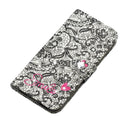 3D Diamond Encrusted Painting Pattern Coloured Drawing Horizontal Flip PU Leather Case with Holder & Card Slots & Wallet For Huawei P30 Lite(Lace Flower)