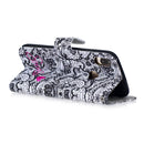 3D Diamond Encrusted Painting Pattern Coloured Drawing Horizontal Flip PU Leather Case with Holder & Card Slots & Wallet For Huawei P30 Lite(Lace Flower)