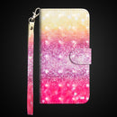 3D Painting Pattern Horizontal Flip TPU + PU Leather Case with Holder & Card Slots & Wallet For Galaxy A20e(Gradient Color)