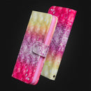 3D Painting Pattern Horizontal Flip TPU + PU Leather Case with Holder & Card Slots & Wallet For Galaxy A20e(Gradient Color)