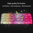 3D Painting Pattern Horizontal Flip TPU + PU Leather Case with Holder & Card Slots & Wallet For Galaxy A20e(Gradient Color)