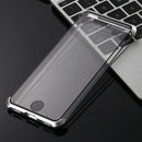 Ultra-Thin Angular Frame Magnetic Absorption Double-Sided Tempered Glass Shell for iPhone 8(Silver)