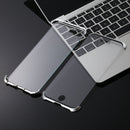 Ultra-Thin Angular Frame Magnetic Absorption Double-Sided Tempered Glass Shell for iPhone 8 Plus(Black)