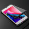 Ultra-Thin Angular Frame Magnetic Absorption Double-Sided Tempered Glass Shell for iPhone 8 Plus(Silver)