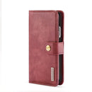 DG.MING Crazy Horse Texture Flip Detachable Magnetic Leather Case with Holder & Card Slots & Wallet for iPhone 11(Red)