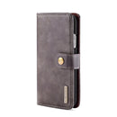 DG.MING Crazy Horse Texture Flip Detachable Magnetic Leather Case with Holder & Card Slots & Wallet for iPhone 11(Grey)