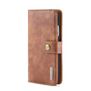 DG.MING Crazy Horse Texture Flip Detachable Magnetic Leather Case with Holder & Card Slots & Wallet for iPhone 11(Brown)