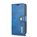 DG.MING Crazy Horse Texture Flip Detachable Magnetic Leather Case with Holder & Card Slots & Wallet For iPhone 11 (Blue)