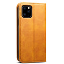 Suteni Calf Texture Horizontal Flip Leather Case with Holder & Card Slots & Wallet for iPhone 11(Khaki)