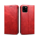 Suteni Calf Texture Horizontal Flip Leather Case with Holder & Card Slots & Wallet for iPhone 11(Red)