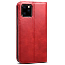 Suteni Calf Texture Horizontal Flip Leather Case with Holder & Card Slots & Wallet for iPhone 11(Red)