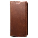 Suteni Calf Texture Horizontal Flip Leather Case with Holder & Card Slots & Wallet for iPhone 11(Brown)