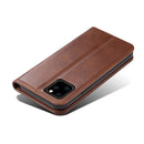 Suteni Calf Texture Horizontal Flip Leather Case with Holder & Card Slots & Wallet for iPhone 11(Brown)