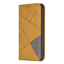 Rhombus Texture Horizontal Flip Magnetic Leather Case with Holder & Card Slots & Wallet For iPhone 11(Yellow)