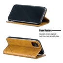 Rhombus Texture Horizontal Flip Magnetic Leather Case with Holder & Card Slots & Wallet For iPhone 11(Yellow)