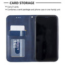 Rhombus Texture Horizontal Flip Magnetic Leather Case with Holder & Card Slots & Wallet For iPhone 11(Blue)