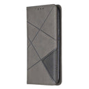 Rhombus Texture Horizontal Flip Magnetic Leather Case with Holder & Card Slots & Wallet For Nokia 4.2(Grey)