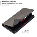Rhombus Texture Horizontal Flip Magnetic Leather Case with Holder & Card Slots & Wallet For Nokia 4.2(Grey)