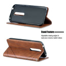 Rhombus Texture Horizontal Flip Magnetic Leather Case with Holder & Card Slots & Wallet For Nokia 4.2(Brown)