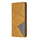 Rhombus Texture Horizontal Flip Magnetic Leather Case with Holder & Card Slots & Wallet For Nokia 4.2(Yellow)