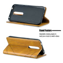 Rhombus Texture Horizontal Flip Magnetic Leather Case with Holder & Card Slots & Wallet For Nokia 4.2(Yellow)
