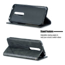 Rhombus Texture Horizontal Flip Magnetic Leather Case with Holder & Card Slots & Wallet For Nokia 4.2(Black)