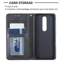Rhombus Texture Horizontal Flip Magnetic Leather Case with Holder & Card Slots & Wallet For Nokia 4.2(Black)