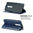 Rhombus Texture Horizontal Flip Magnetic Leather Case with Holder & Card Slots & Wallet For Nokia 4.2(Blue)