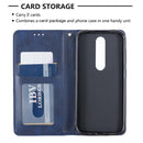 Rhombus Texture Horizontal Flip Magnetic Leather Case with Holder & Card Slots & Wallet For Nokia 4.2(Blue)