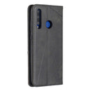Rhombus Texture Horizontal Flip Magnetic Leather Case with Holder & Card Slots For Huawei P Smart+ 2019 / Honor 10i (Honor 20 lite)(Black)