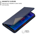 Rhombus Texture Horizontal Flip Magnetic Leather Case with Holder & Card Slots For Huawei P Smart+ 2019 / Honor 10i (Honor 20 lite)(Blue)