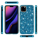 Glitter Powder Shockproof TPU Protective Case for iPhone 11(Black)