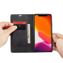 CaseMe-013 Multifunctional Horizontal Flip Leather Case with Card Slot & Holder & Wallet for iPhone 11 Pro(Black)