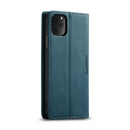 CaseMe-013 Multifunctional Horizontal Flip Leather Case with Card Slot & Holder & Wallet for iPhone 11 Pro(Blue)