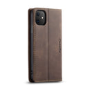 CaseMe-013 Multifunctional Horizontal Flip Leather Case with Card Slot & Holder & Wallet for iPhone 11(coffee)
