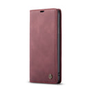 CaseMe-013 Multifunctional Horizontal Flip Leather Case with Card Slot & Holder & Wallet for iPhone 11 Pro Max(Wine)
