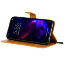 Pressed Printing Butterfly Pattern Horizontal Flip PU Leather Case with Holder & Card Slots & Wallet & Lanyard For iPhone 11(Yellow)