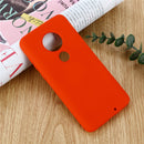 Solid Color Liquid Silicone Shockproof Full Coverage Case For Motorola Moto G7 & G7 Plus(Red)