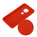 Solid Color Liquid Silicone Shockproof Full Coverage Case For Motorola Moto G7 & G7 Plus(Red)