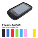Bicycle Code Table Shockproof Silicone Colorful Protective Case for Garmin Edge 1000, Host not Included(Baby Blue)