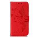 Feather Pattern Litchi Texture Horizontal Flip Leather Case with Wallet & Holder & Card Slots For Huawei P Smart Z / Y9 Prime (2019)(Red)