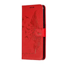 Feather Pattern Litchi Texture Horizontal Flip Leather Case with Wallet & Holder & Card Slots For Huawei P Smart Z / Y9 Prime (2019)(Red)