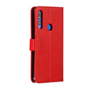 Feather Pattern Litchi Texture Horizontal Flip Leather Case with Wallet & Holder & Card Slots For Huawei P Smart Z / Y9 Prime (2019)(Red)