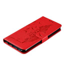 Feather Pattern Litchi Texture Horizontal Flip Leather Case with Wallet & Holder & Card Slots For Huawei P Smart Z / Y9 Prime (2019)(Red)