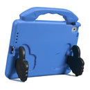 Shockproof EVA Thumb Bumper Case with Handle & Holder for iPad 9.7(Blue)