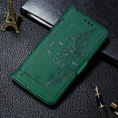 Feather Pattern Litchi Texture Horizontal Flip Leather Case with Wallet & Holder & Card Slots For iPhone 11(Green)